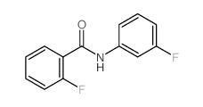 2-Fluoro-N-(3-fluorophenyl)benzamide结构式