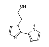 2-[2-(1H-imidazol-2-yl)imidazol-1-yl]ethanol结构式
