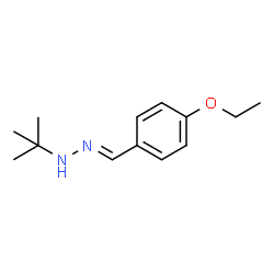 Benzaldehyde, 4-ethoxy-, (1,1-dimethylethyl)hydrazone (9CI)结构式