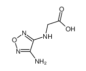 N-(4-Amino-1,2,5-oxadiazol-3-yl)glycine结构式