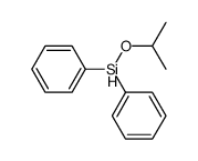 isopropoxy-diphenyl-silane结构式