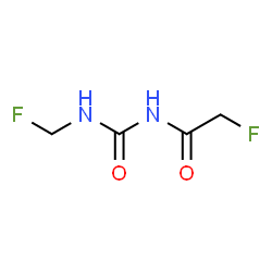 1-(Fluoroacetyl)-3-(fluoromethyl)urea structure