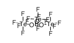 boron tris{pentafluoro-oxotellurate(VI)} Structure