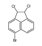 5-bromo-1,2-dichloro-1,2-dihydroacenaphthylene Structure