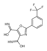 2-[3-(trifluoromethyl)phenyl]-1,3-oxazole-4,5-dicarboxamide结构式