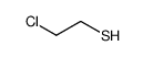 2-chloroethanethiol Structure