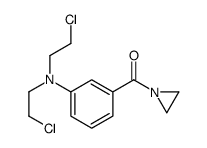 aziridin-1-yl-[3-[bis(2-chloroethyl)amino]phenyl]methanone结构式