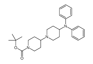 tert-butyl 4-[4-(N-phenylanilino)piperidin-1-yl]piperidine-1-carboxylate Structure