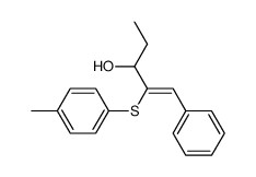 (+/-)-(Z)-5-phenyl-4-(p-tolylsulfenyl)pent-4-en-3-ol结构式