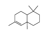 4,4,7,8a-tetramethyl-1,2,3,4,4a,5,6,8a-octahydro-naphthalene结构式