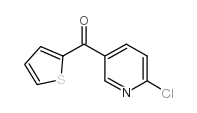 2-CHLORO-5-(2-THENOYL)PYRIDINE structure