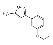5-Isoxazolamine,3-(3-ethoxyphenyl)-(9CI) structure