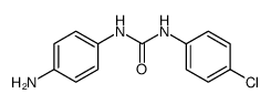 1-(4-aminophenyl)-3-(4-chlorophenyl)urea结构式