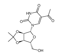 5-acetyl-O2',O3'-isopropylidene-uridine Structure