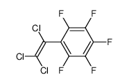 1,2,3,4,5-pentafluoro-6-(1,2,2-trichlorovinyl)benzene Structure