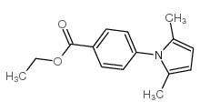 ETHYL 4-(2,5-DIMETHYL-1H-PYRROL-1-YL)BENZENECARBOXYLATE structure