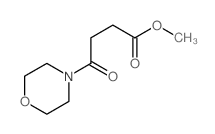 methyl 4-morpholin-4-yl-4-oxo-butanoate结构式