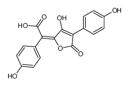 4-Hydroxy-α-[3-hydroxy-4-(4-hydroxyphenyl)-5-oxofuran-2(5H)-ylidene]benzeneacetic acid picture