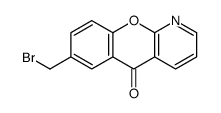 7-bromomethyl-chromeno(2,3-b)pyridin-5-one Structure