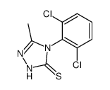 4-(2,6-dichloro-phenyl)-5-methyl-2,4-dihydro-[1,2,4]triazole-3-thione结构式