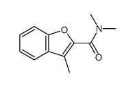 N,N,3-trimethylbenzofuran-2-carboxamide Structure