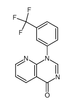 1-[3-(Trifluoromethyl)phenyl]pyrido[2,3-d]pyrimidin-4(1H)-one structure