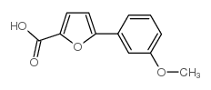 5-(3-甲氧基苯基)-2-糠酸结构式