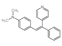 Benzenamine,N,N-dimethyl-4-[2-phenyl-2-(4-pyridinyl)ethenyl]- picture