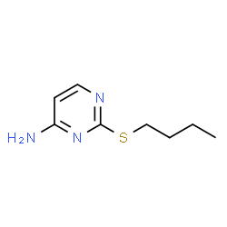 2-(Butylthio)-4-pyrimidinamine结构式