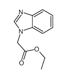 ethyl 2-(benzimidazol-1-yl)acetate结构式