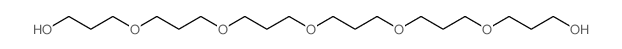 3-[3-[3-[3-[3-(3-hydroxypropoxy)propoxy]propoxy]propoxy]propoxy]propan-1-ol structure