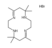 5,7,7,12,14,14-hexamethyl-1,4,8,11-tetraazacyclotetradeca-4,11-diene dihydrobromide结构式