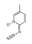 2-azido-5-methyl-1-oxidopyridin-1-ium Structure