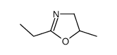 2-ethyl-5-methyl-4,5-dihydro-1,3-oxazole结构式