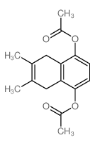 (4-acetyloxy-6,7-dimethyl-5,8-dihydronaphthalen-1-yl) acetate picture