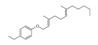 1-(3,7-dimethyldodeca-2,6-dienoxy)-4-ethylbenzene Structure