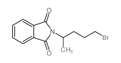 2-(5-溴-2-戊基)异吲哚啉e-1,3-二酮结构式