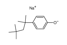 Natrium-[4-(1,1,3,3-tetramethyl-butyl)-phenolat]结构式
