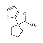 Cyclopentanecarboxamide,1-(2-thienyl)-结构式