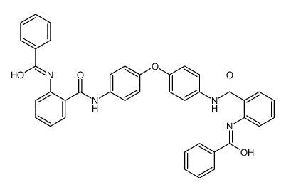 2-benzamido-N-[4-[4-[(2-benzamidobenzoyl)amino]phenoxy]phenyl]benzamide Structure