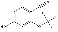 4-氨基-2-三氟甲氧基苯腈结构式