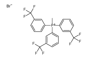 methyl-tris[3-(trifluoromethyl)phenyl]phosphanium,bromide Structure