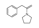 1-(3-phenylprop-1-en-2-yl)pyrrolidine Structure