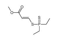 methyl 3-diethylphosphinothioylsulfanylprop-2-enoate结构式