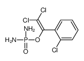 1-chloro-2-(2,2-dichloro-1-diaminophosphoryloxyethenyl)benzene结构式