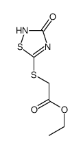 ethyl 2-[(3-oxo-1,2,4-thiadiazol-5-yl)sulfanyl]acetate Structure