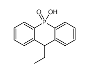 10-ethyl-5-hydroxy-10H-acridophosphine 5-oxide Structure