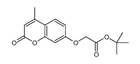 tert-butyl 2-(4-methyl-2-oxochromen-7-yl)oxyacetate结构式