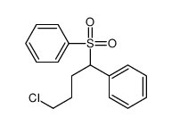 [1-(benzenesulfonyl)-4-chlorobutyl]benzene Structure