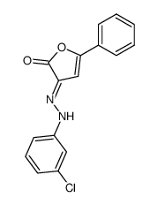 3-[(3-Chloro-phenyl)-hydrazono]-5-phenyl-3H-furan-2-one Structure